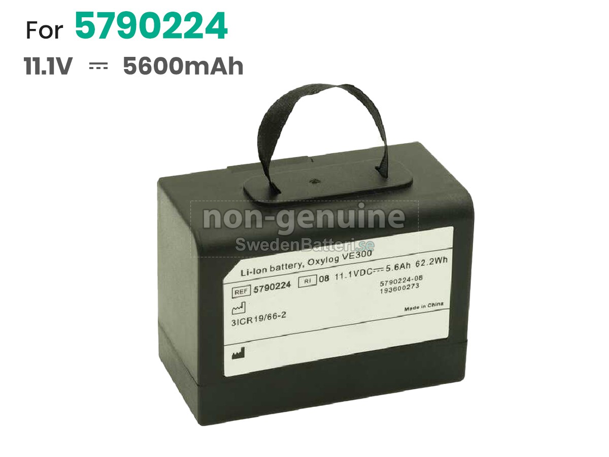 batteri till Drager 5790224