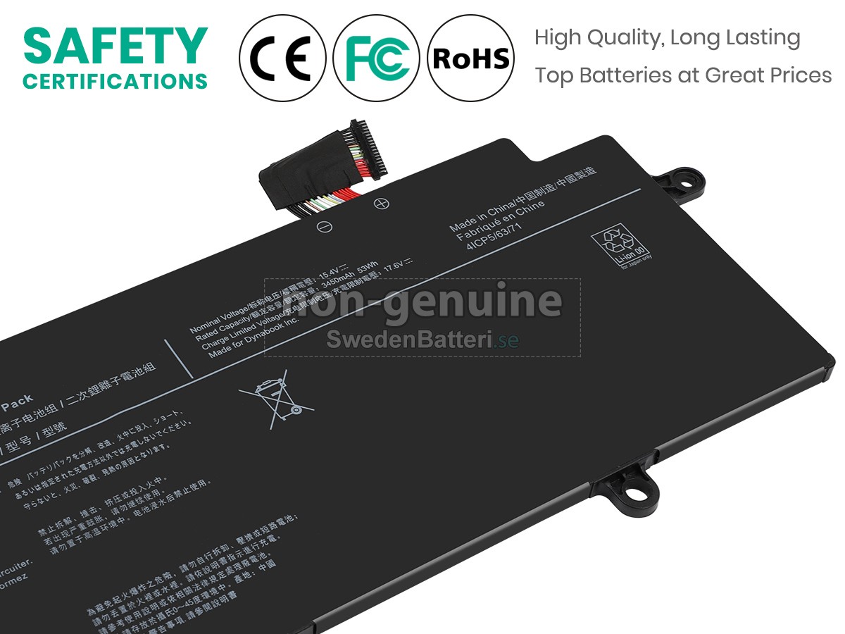 batteri till Dynabook PORTEGE X30W-J-10X