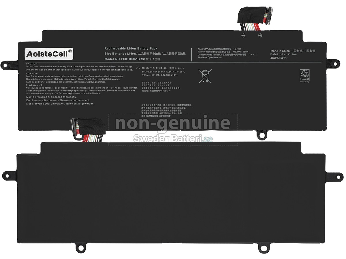 batteri till Dynabook PORTEGE X30W-J-10X