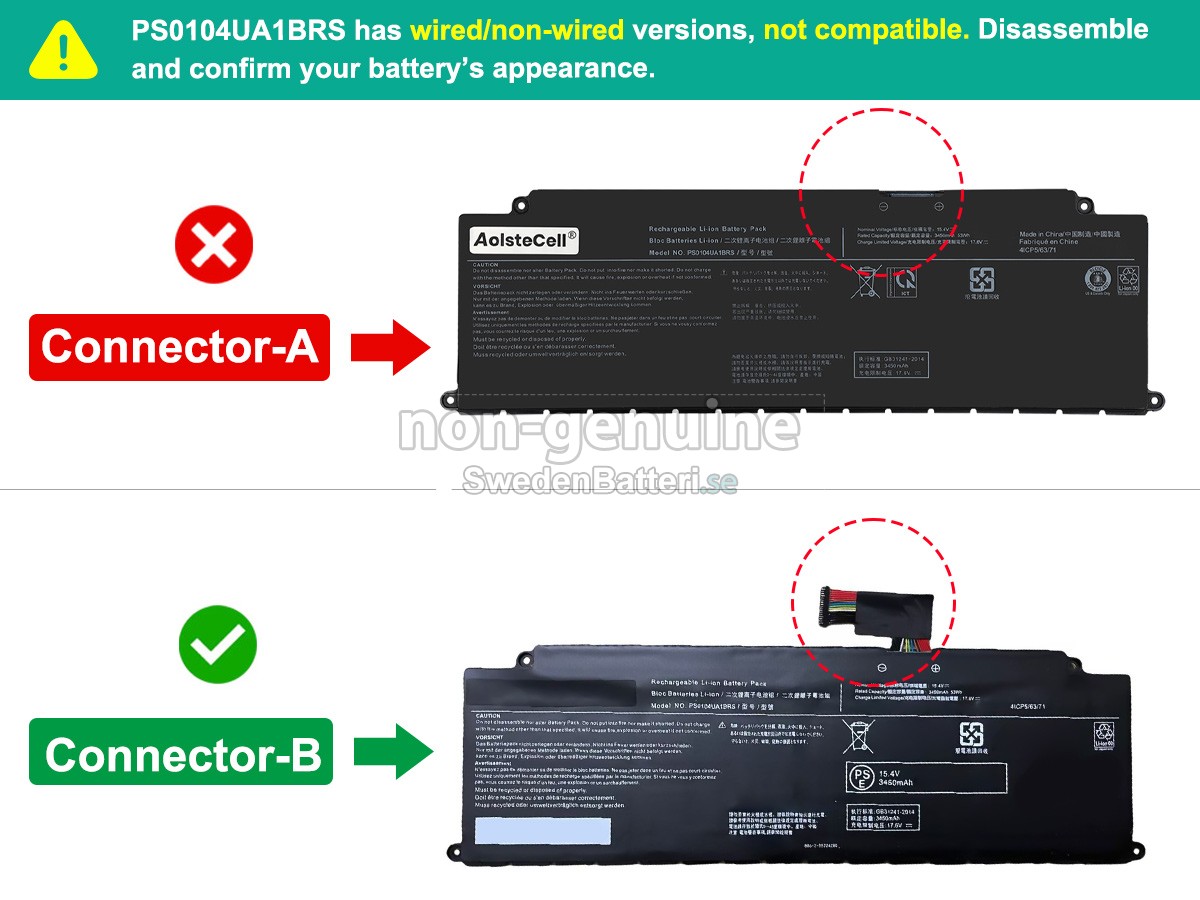 batteri till Dynabook TECRA A50-J-1DQ
