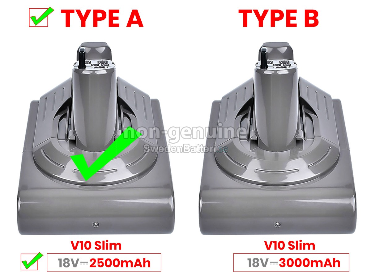 batteri till Dyson V10 SLIM