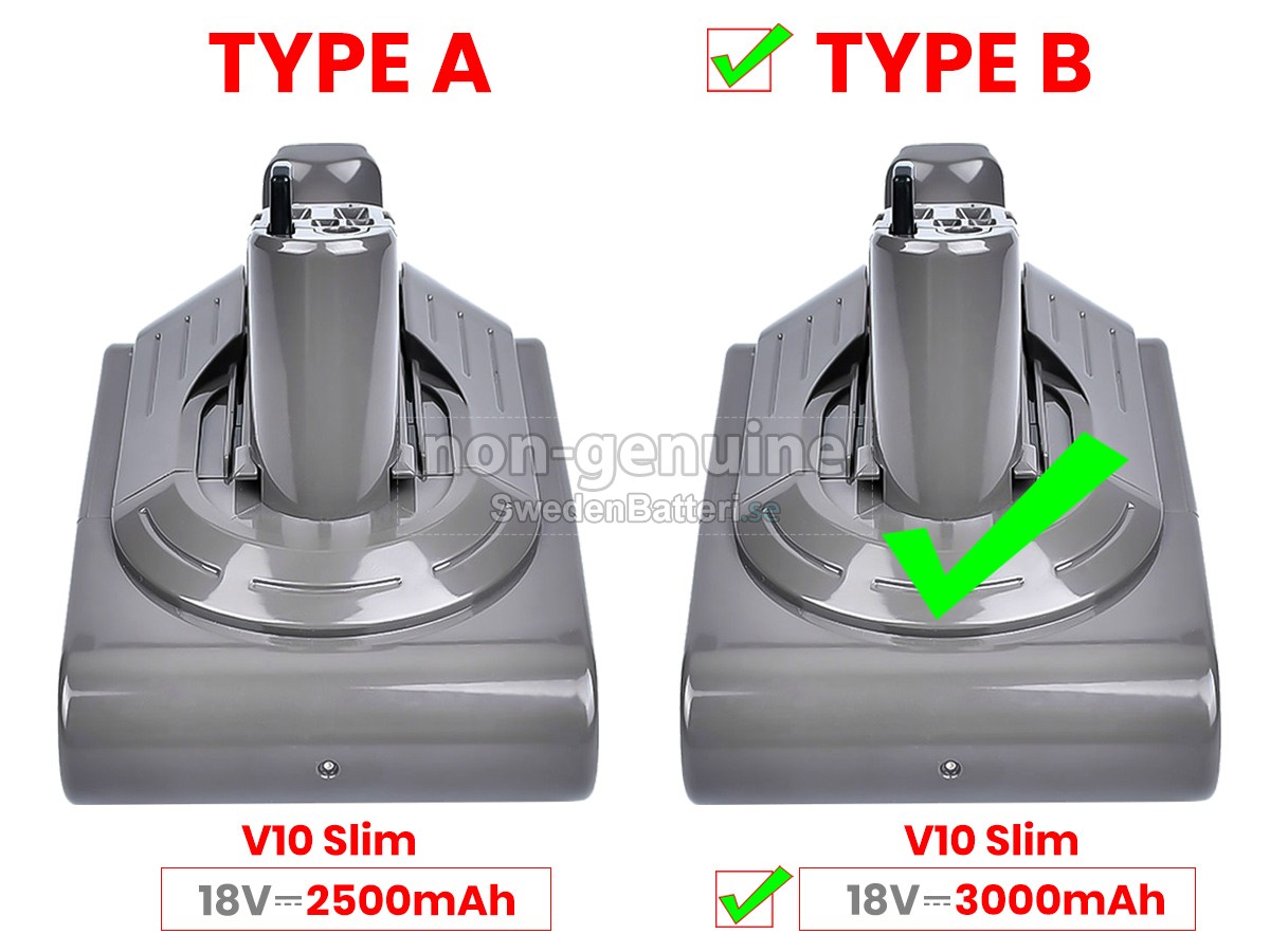 batteri till Dyson V10 SLIM