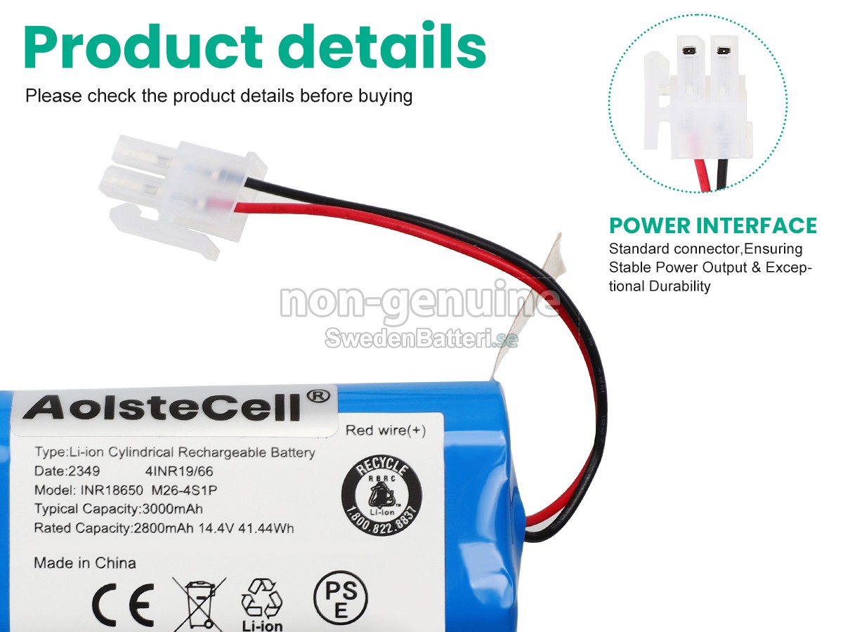 batteri till Ecovacs CR130