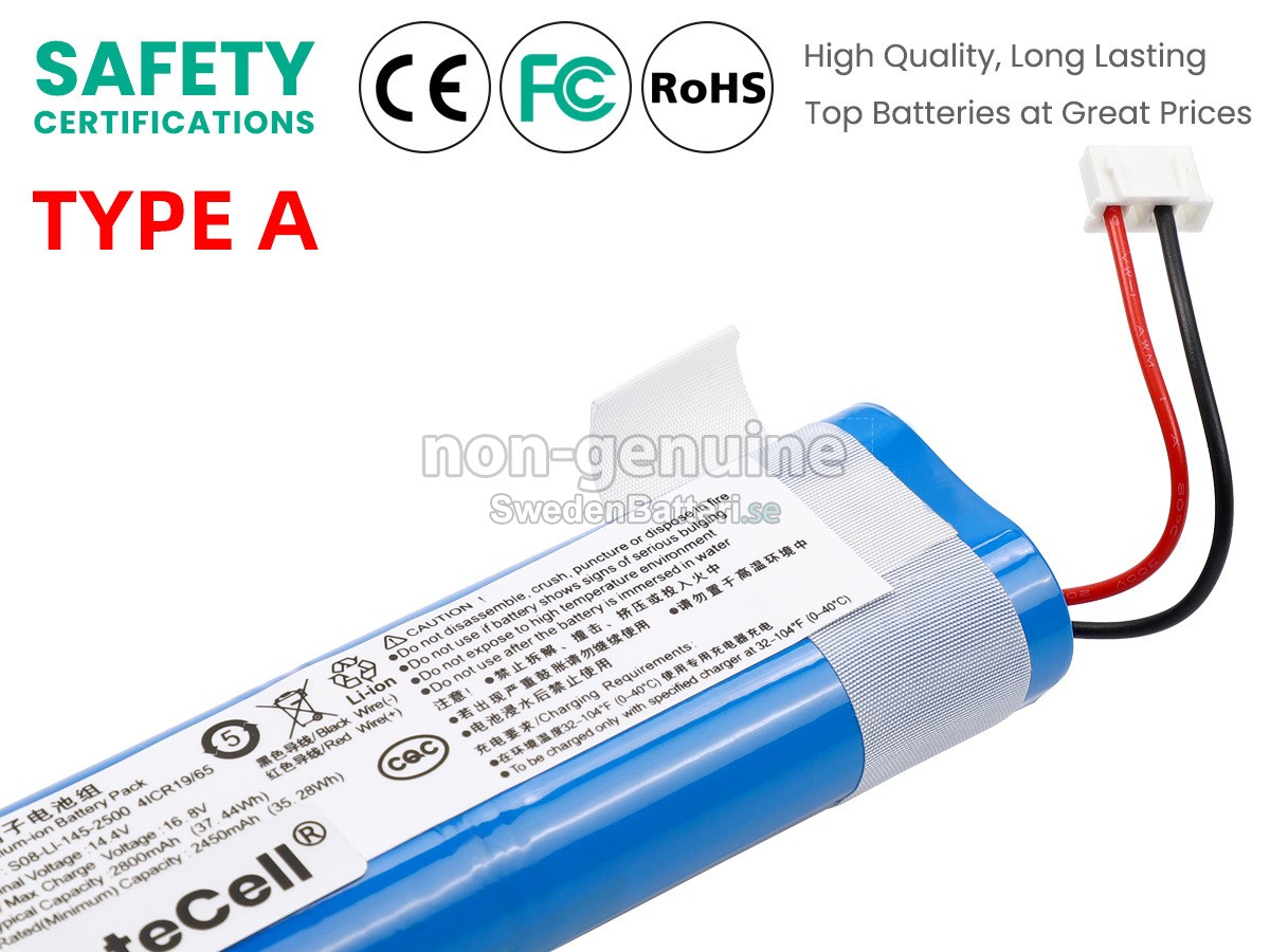 batteri till Ecovacs DK36