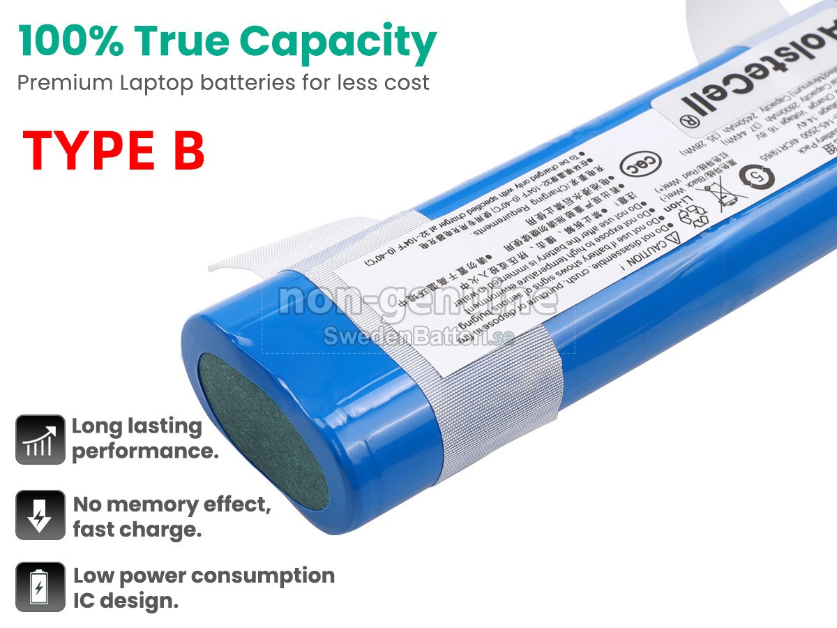 batteri till Ecovacs DK36