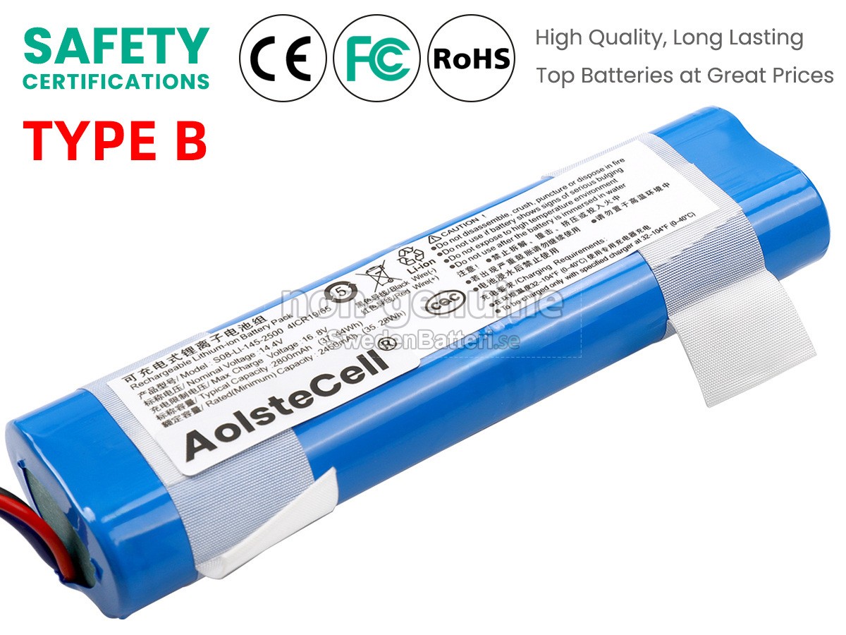 batteri till Ecovacs DK36