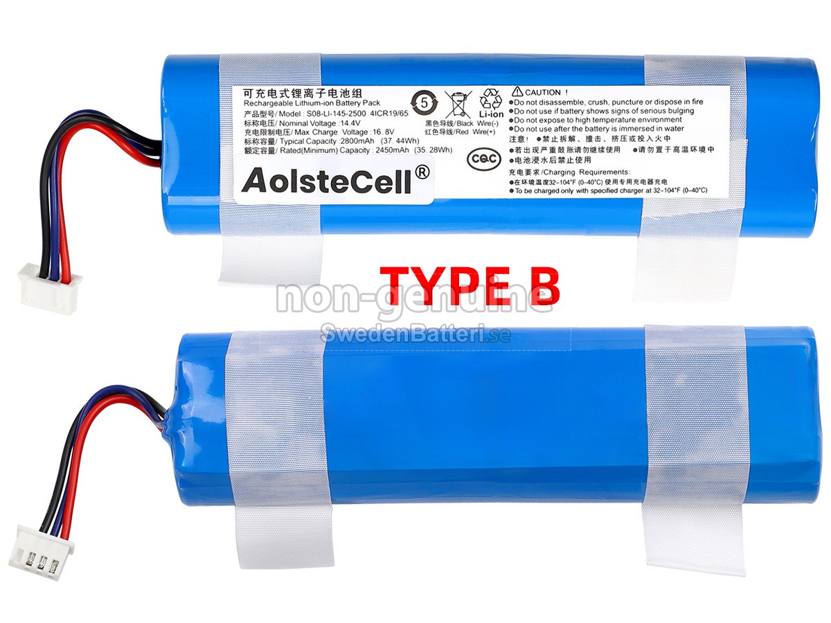 batteri till Ecovacs DK36