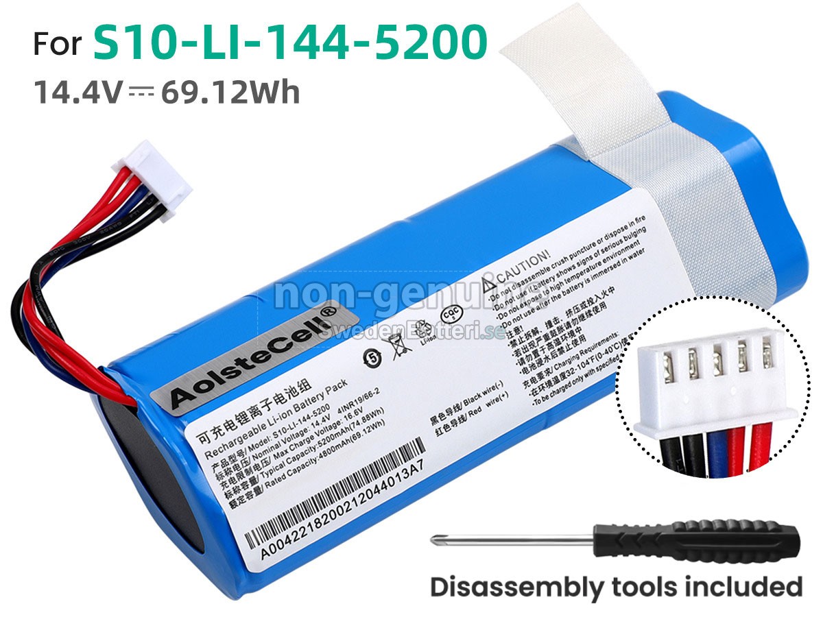 batteri till Ecovacs DEEBOT T8+