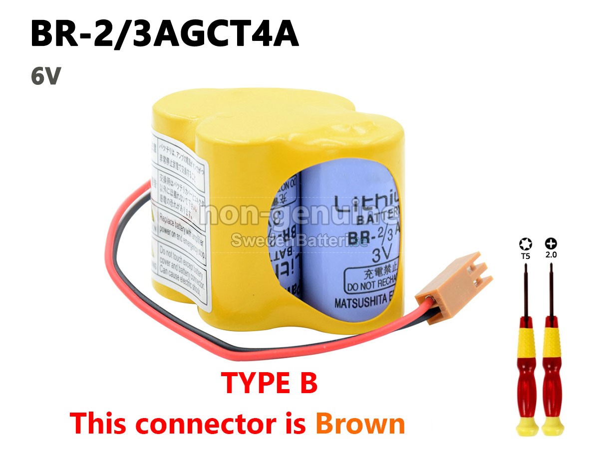 batteri till Fanuc BR-2/3AGCT4A