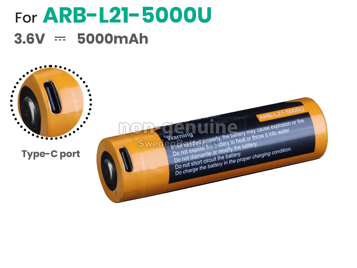 batteri till Fenix TK16 V2.0