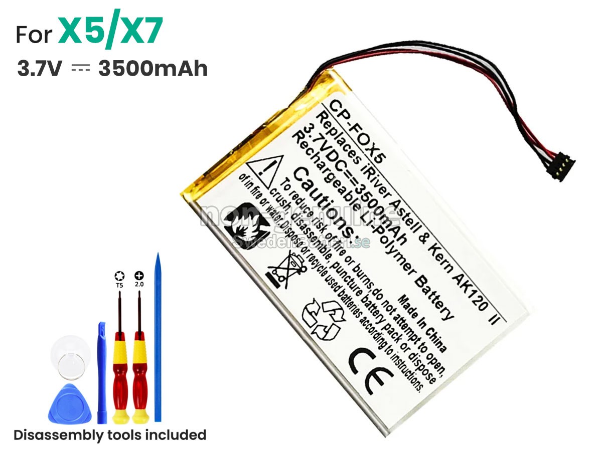 batteri till Fiio X5