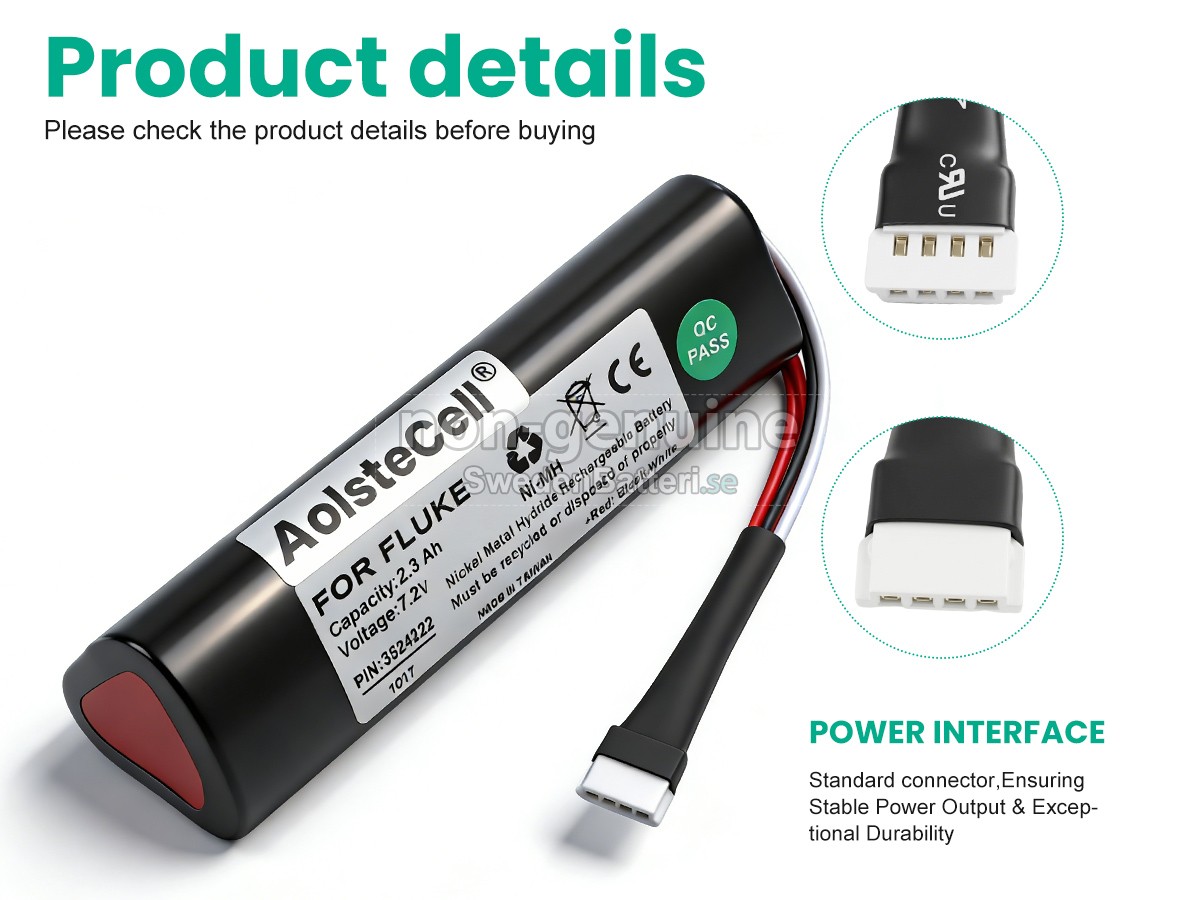 batteri till FLUKE 3524222