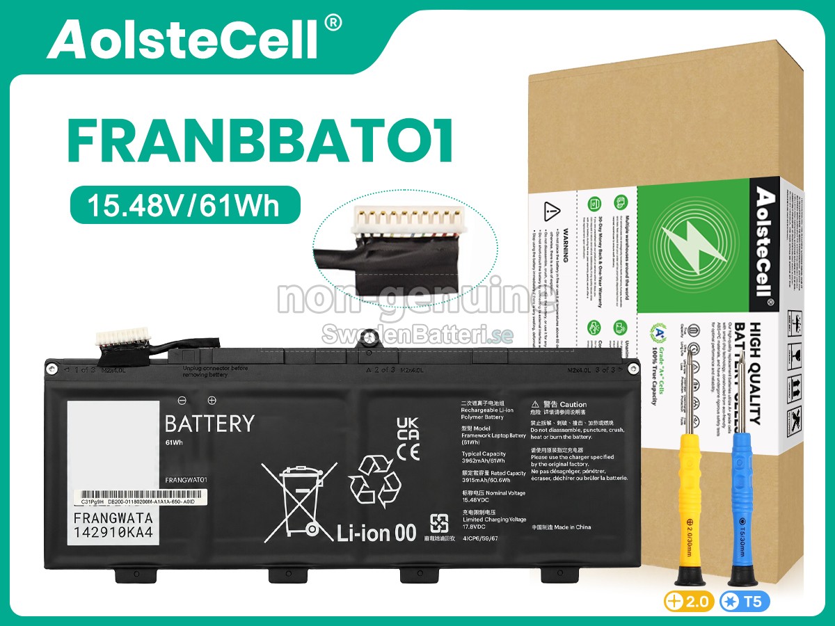 batteri till Framework FRANBBATO1