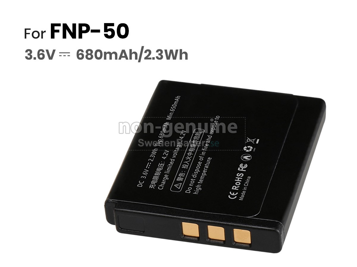 batteri till Fujifilm F600EXR