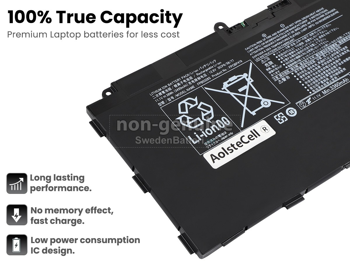 batteri till Fujitsu FPB0349S