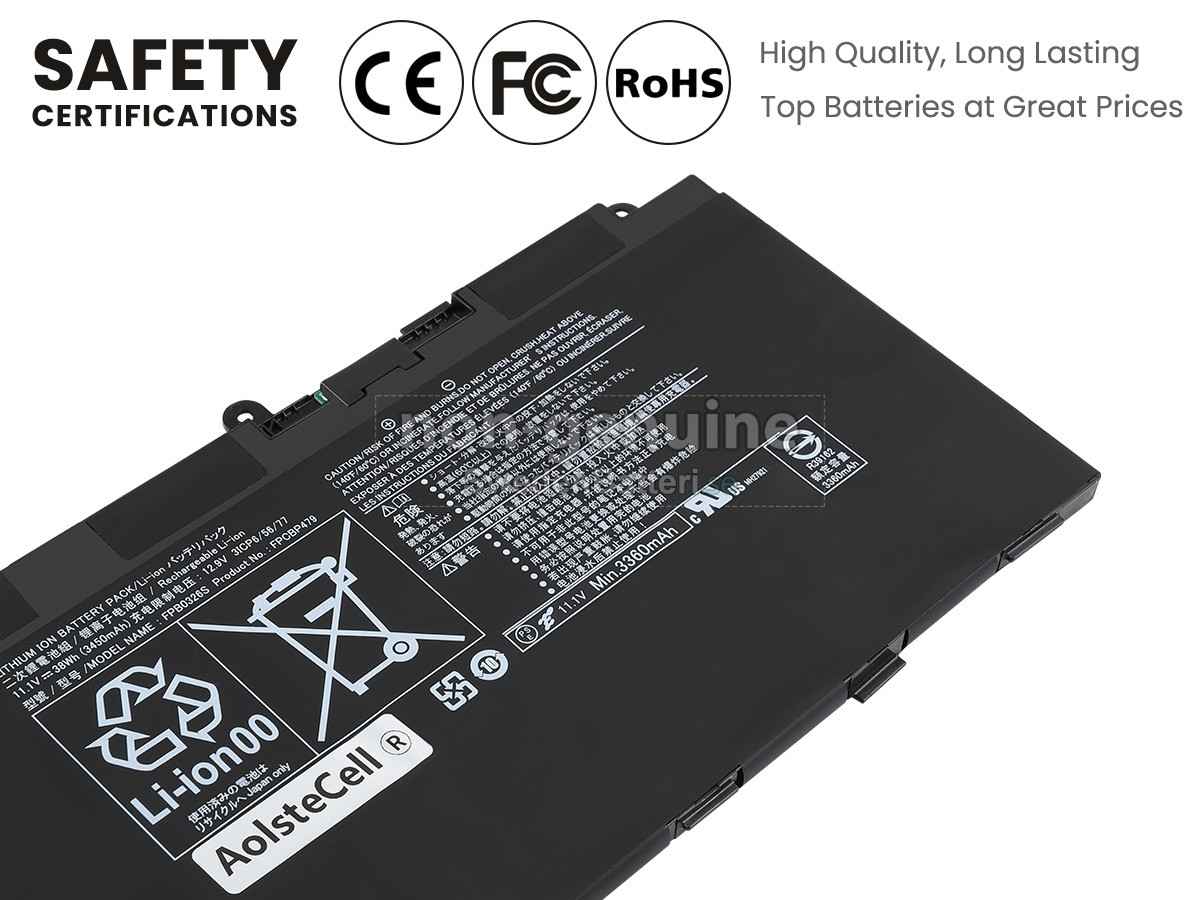 batteri till Fujitsu FPB0349S