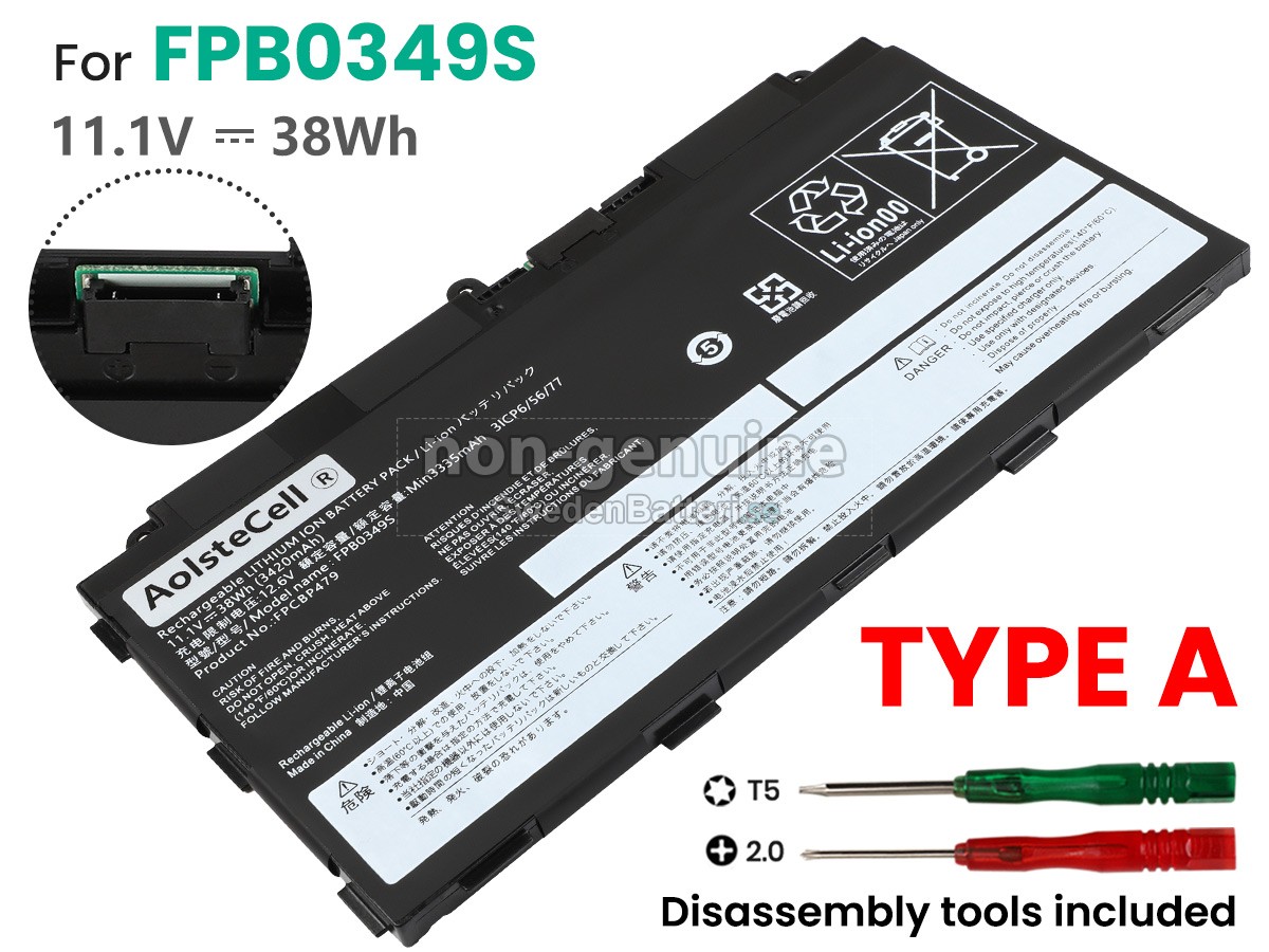 batteri till Fujitsu FPB0349S