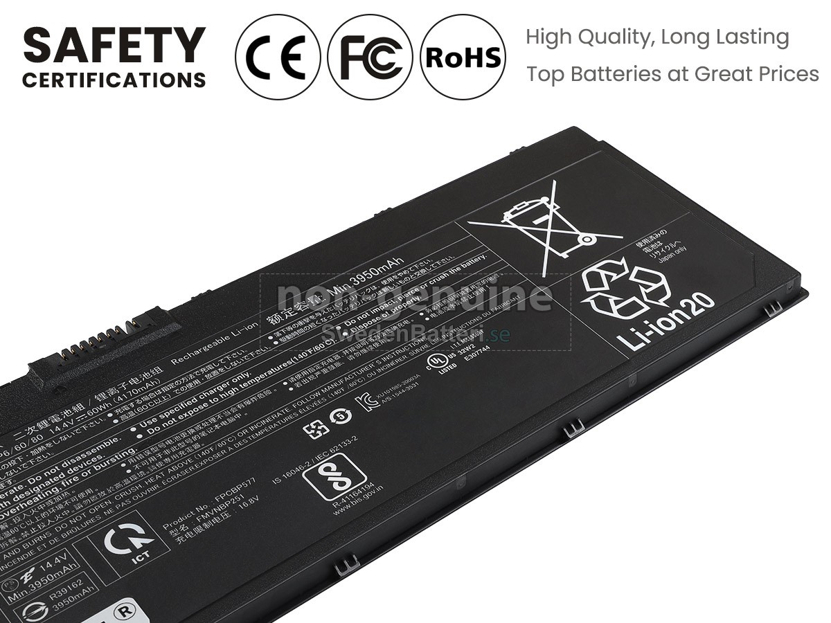 batteri till Fujitsu 34077043