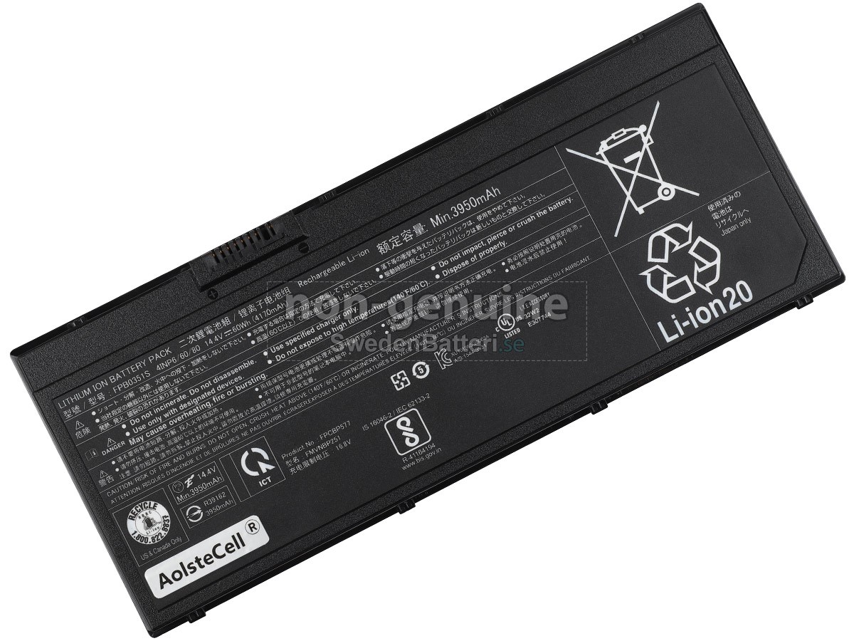 batteri till Fujitsu 34077043
