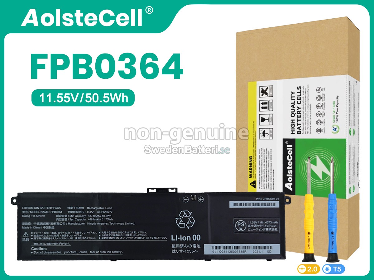 batteri till Fujitsu FPB0369