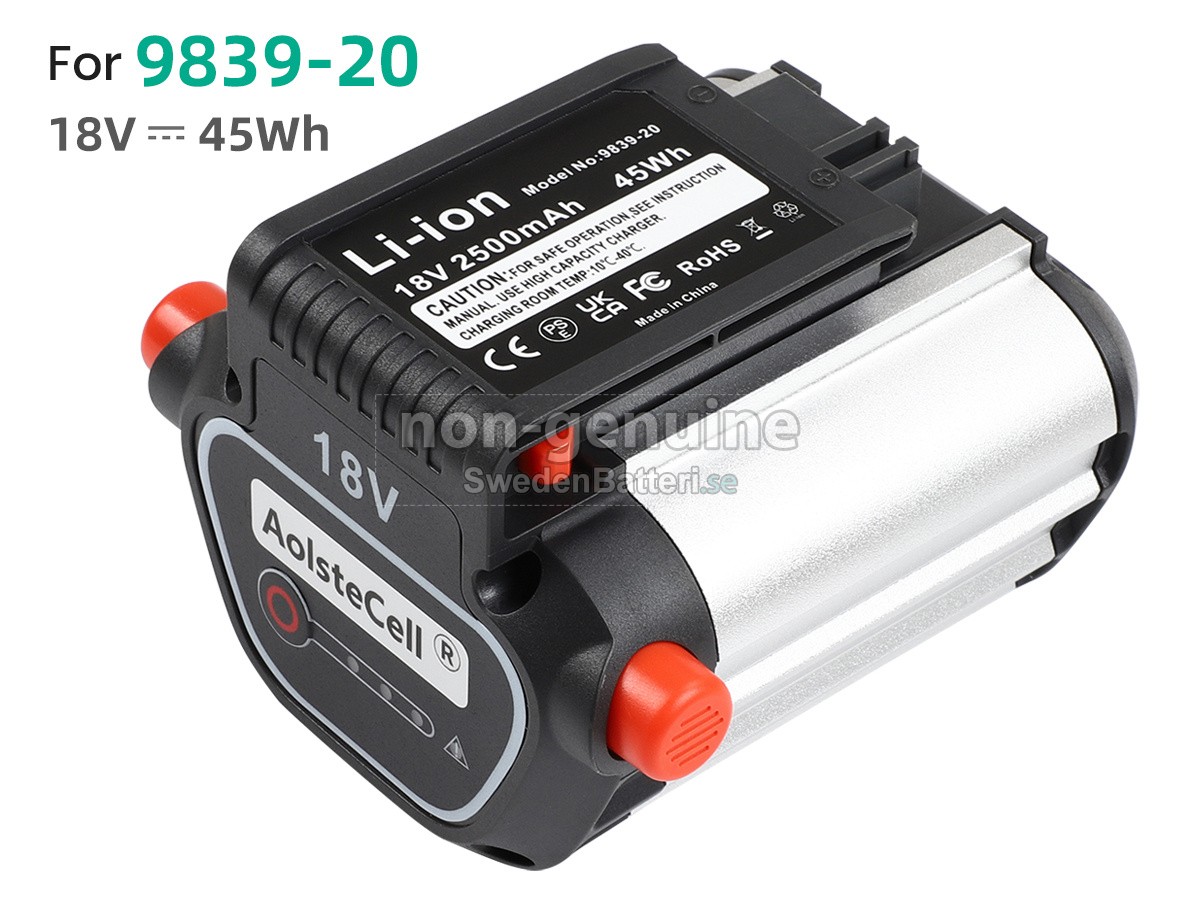 batteri till Gardena 9825-20