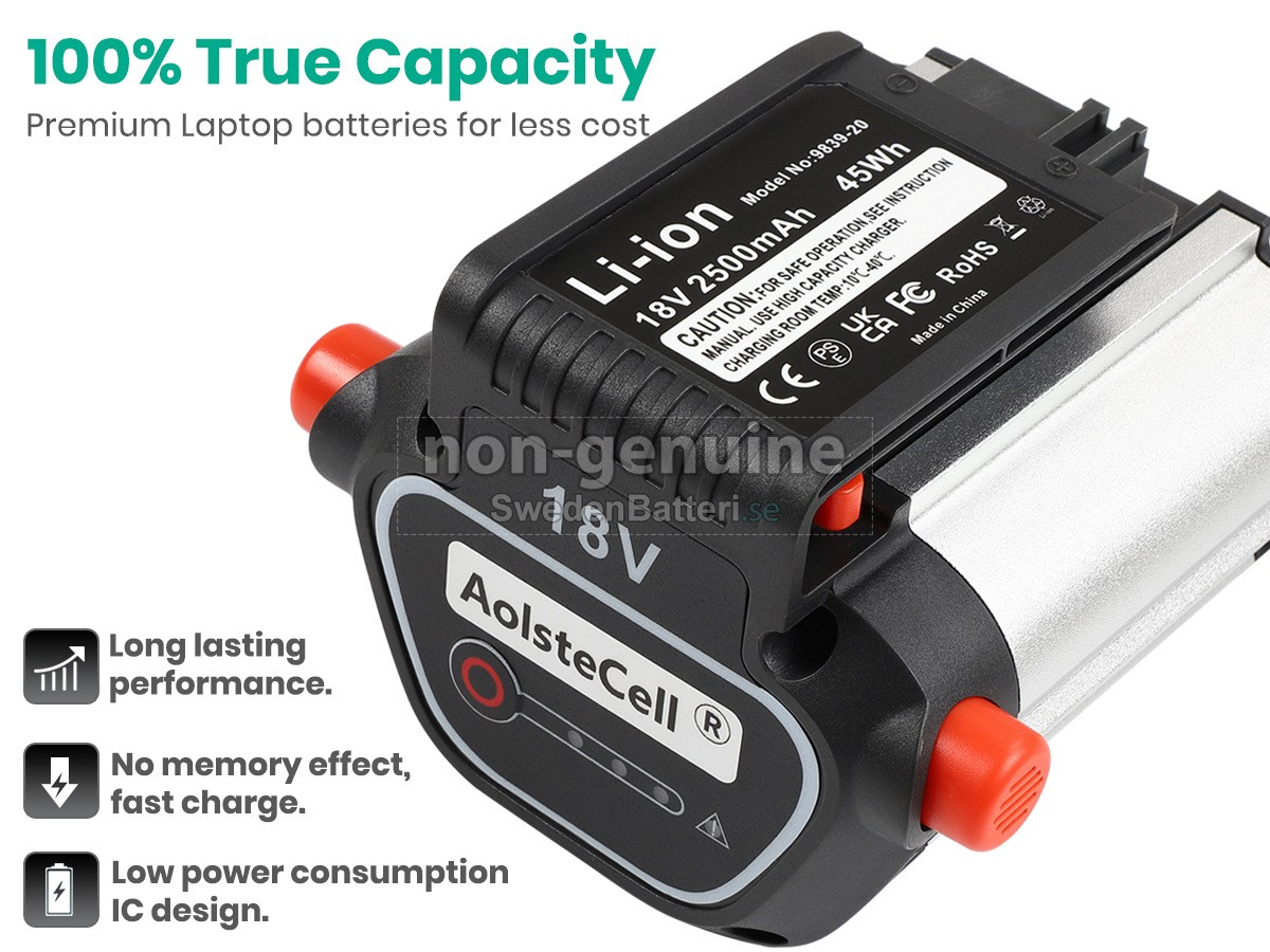 batteri till Gardena 9825-20