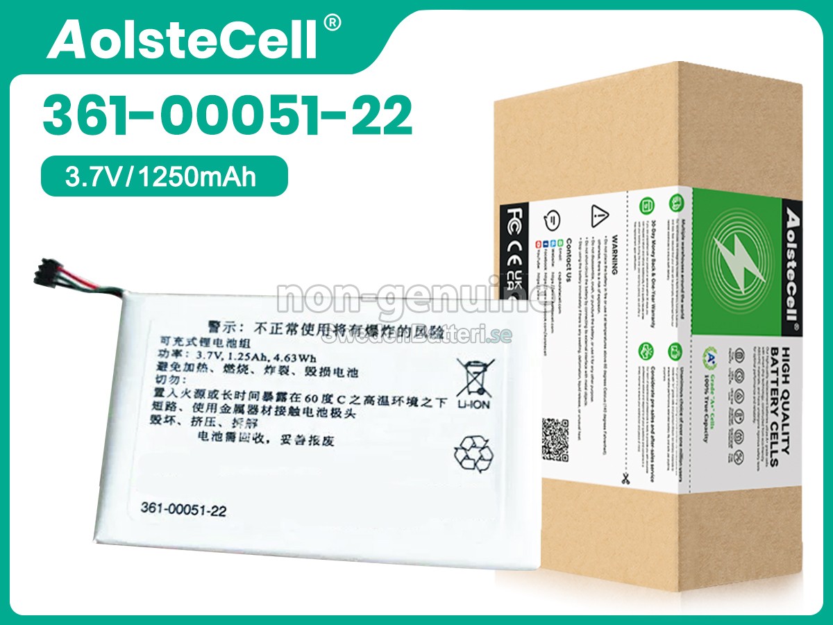 batteri till Garmin 361-00051-22