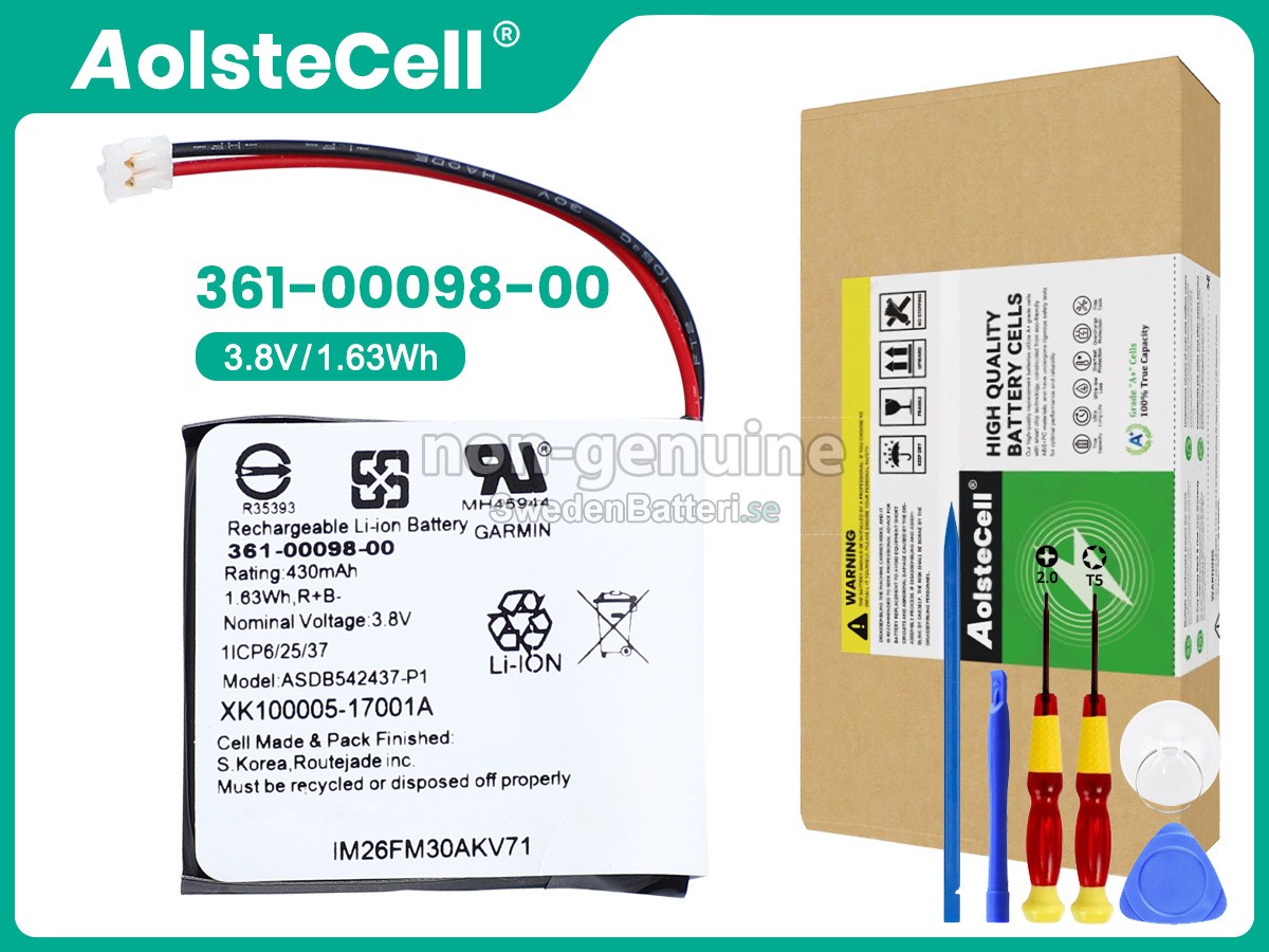 batteri till Garmin 361-00098-00