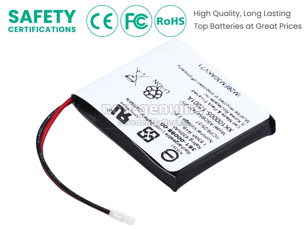 batteri till Garmin 361-00098-00