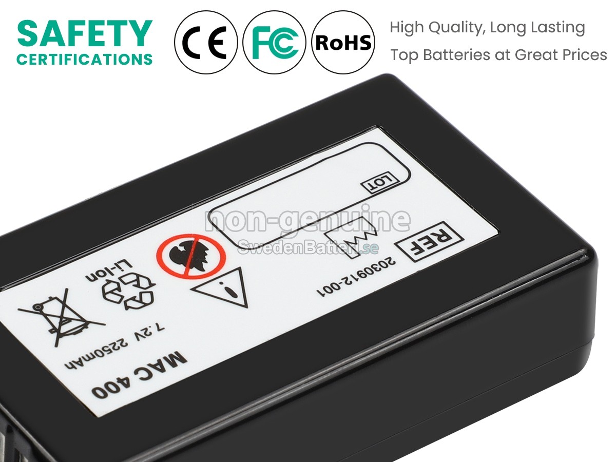 batteri till GE MAC C3