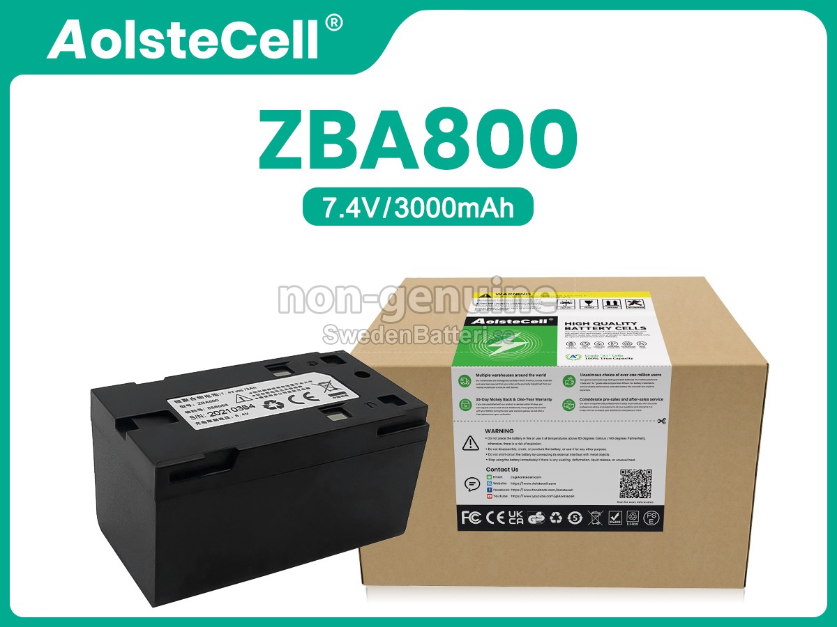 batteri till Geomax ZBA800