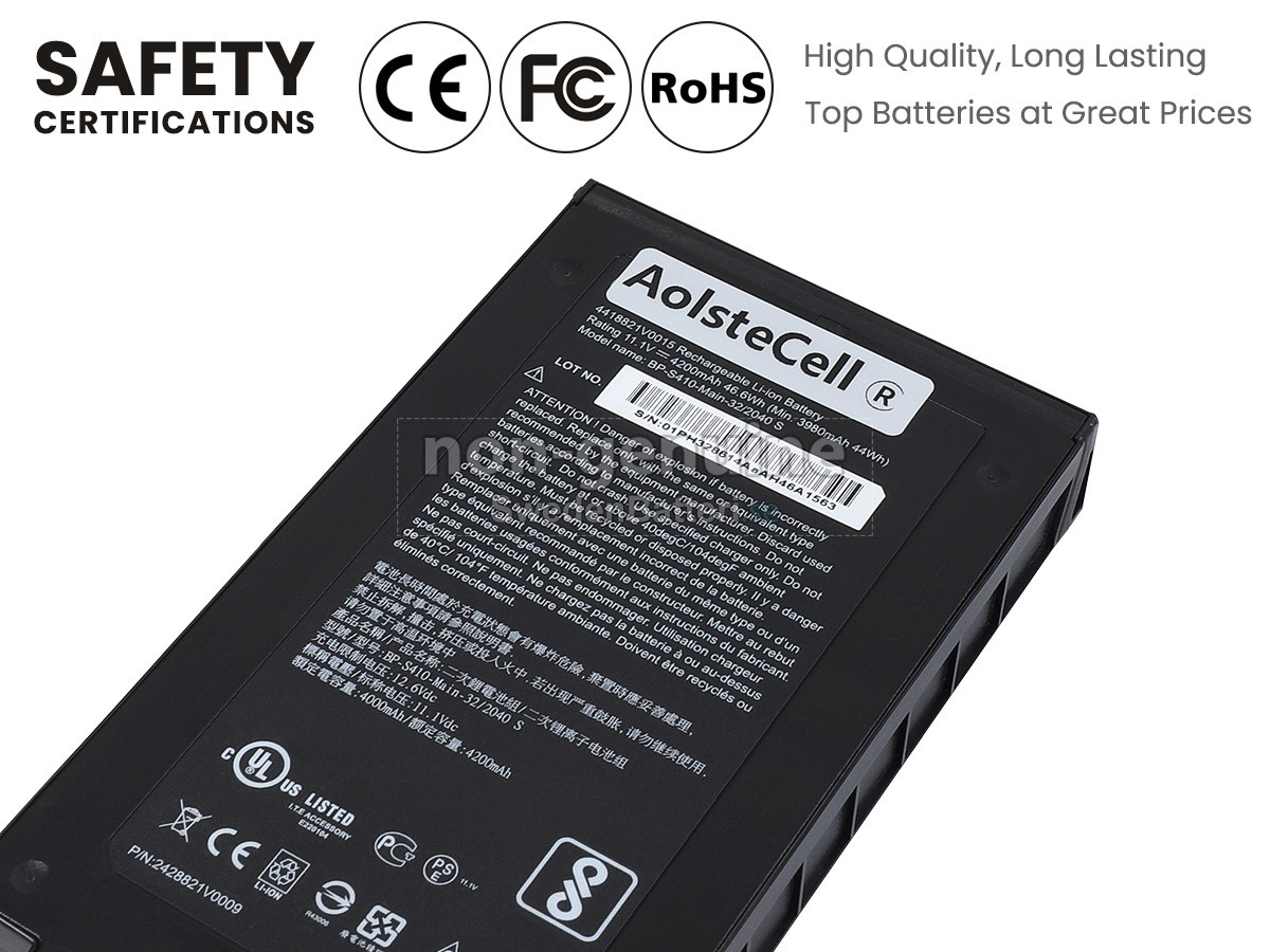 batteri till Getac S410 SEMI-RUGGED