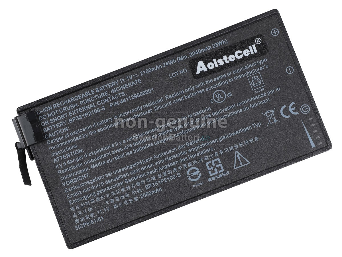 batteri till Getac V110 RUGGED TABLET