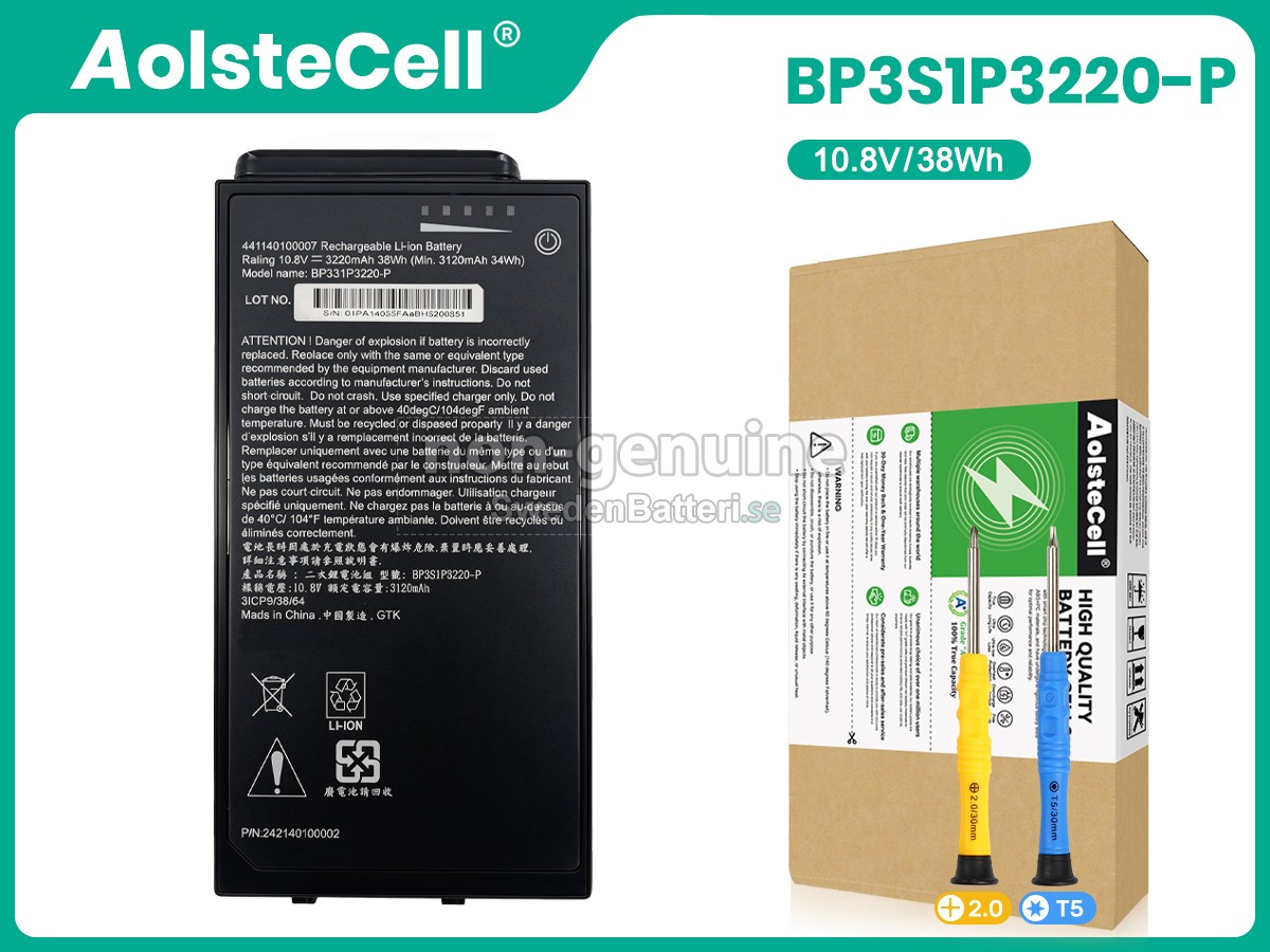 batteri till Getac A140