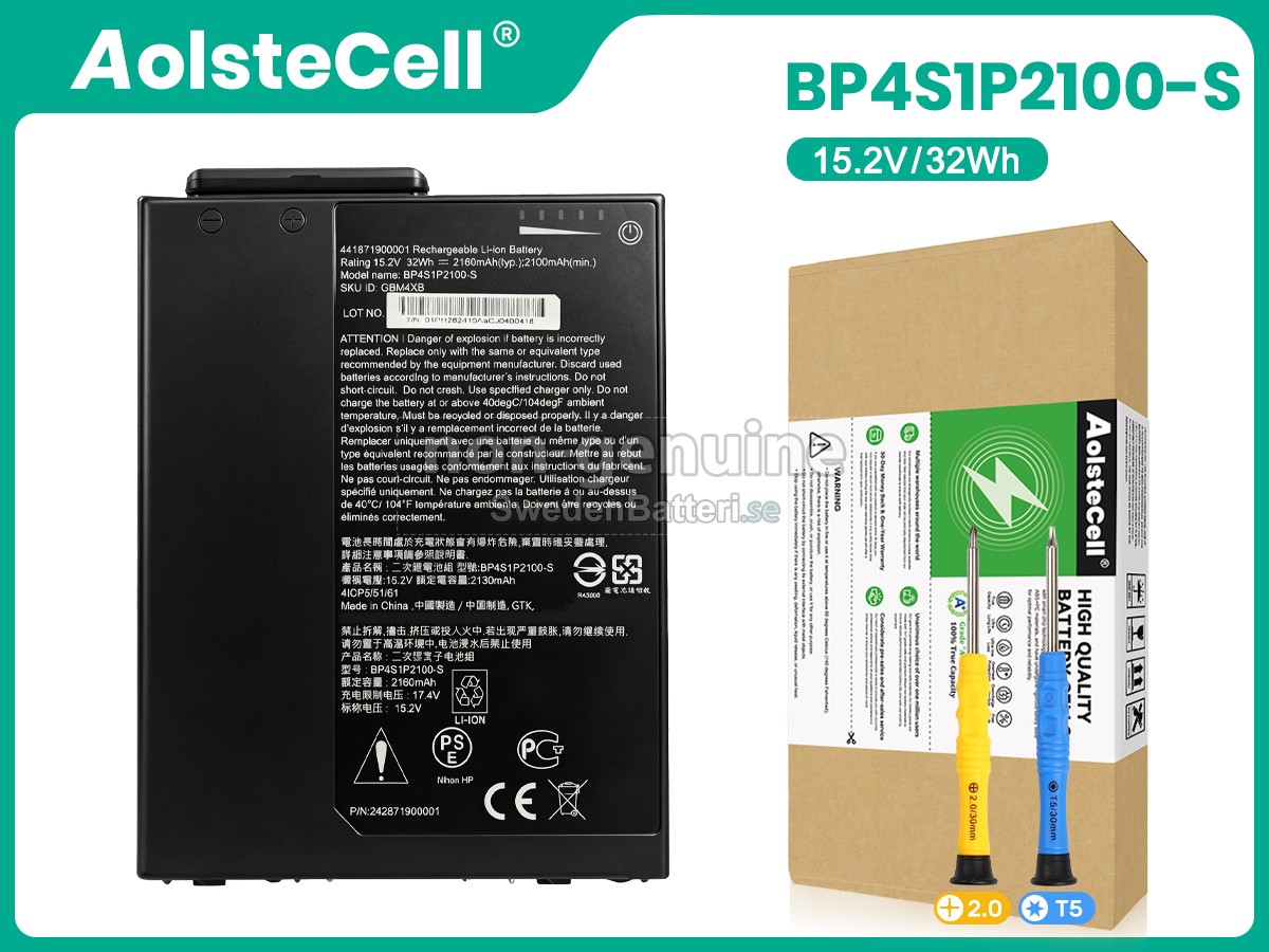 batteri till Getac 242871900001