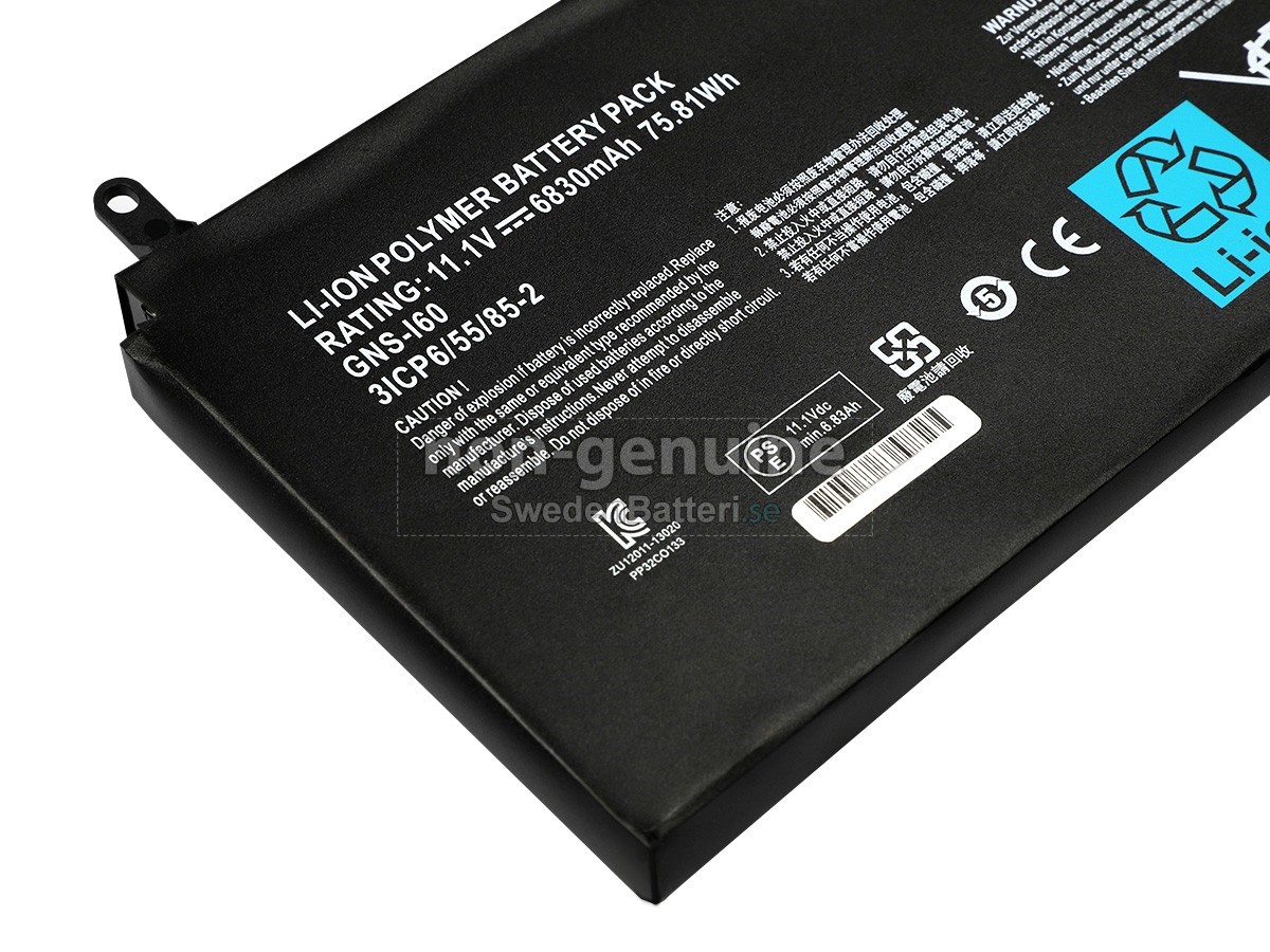 batteri till Gigabyte P35X V6-PC4K4D