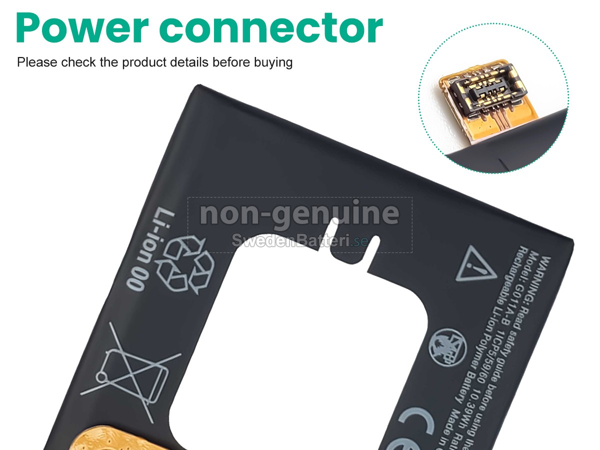 batteri till Google BG2W