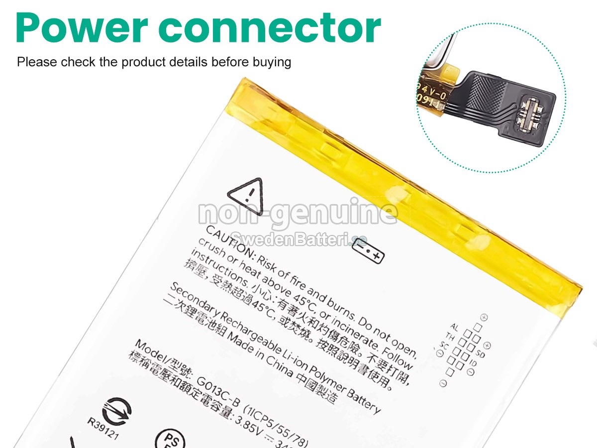 batteri till Google PIXEL 3XL