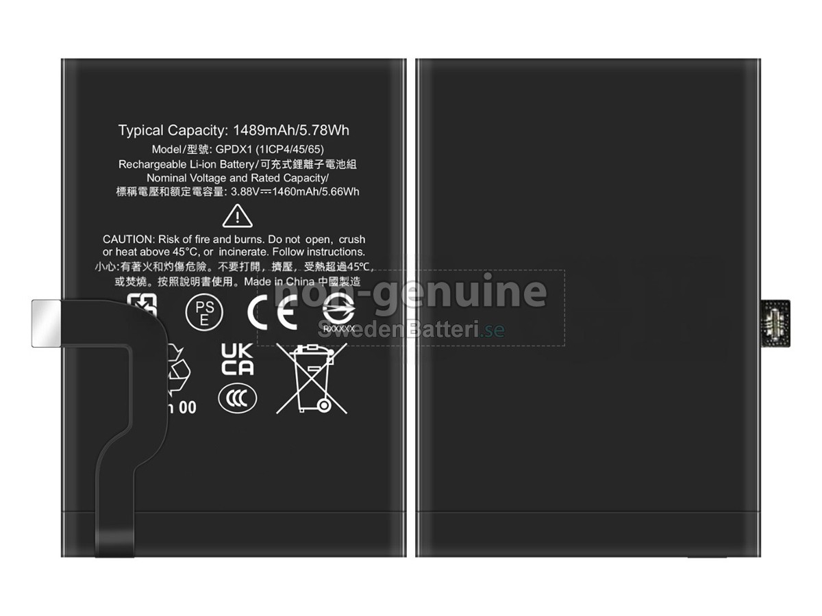 batteri till Google PIXEL FOLD
