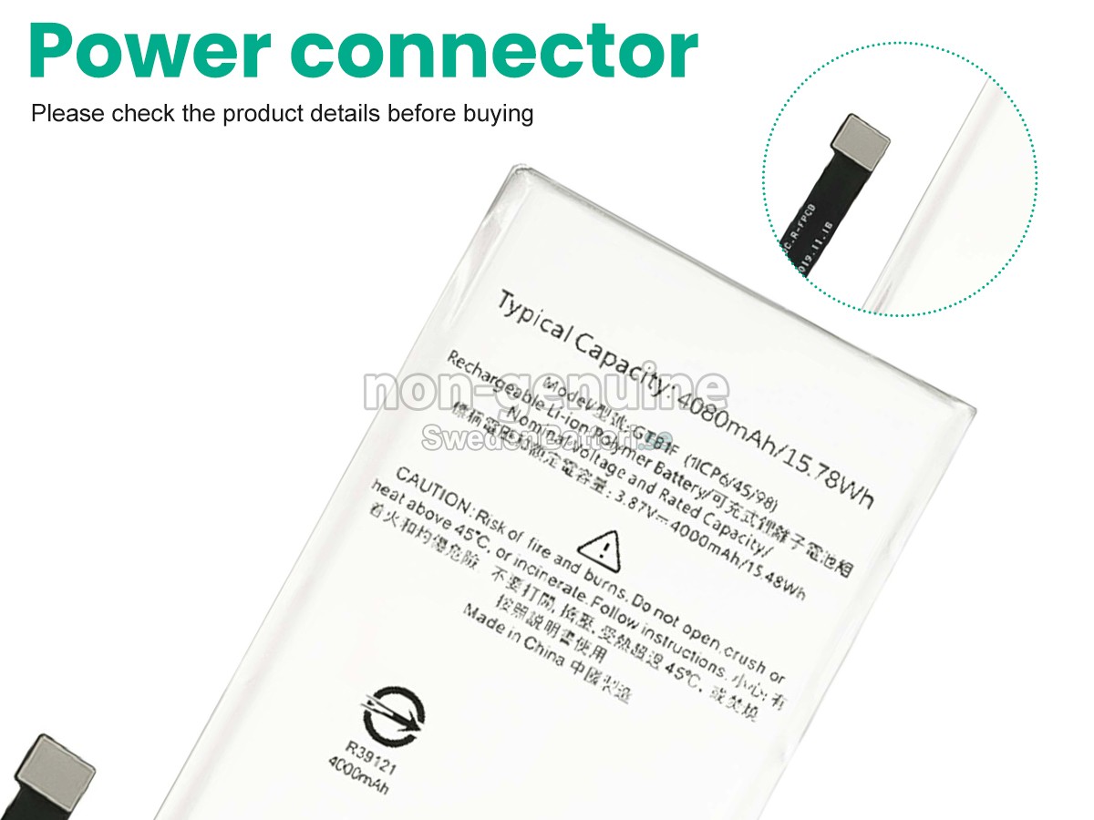 batteri till Google GTB1F