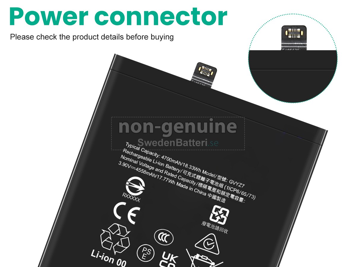 batteri till Google PIXEL 9 PRO