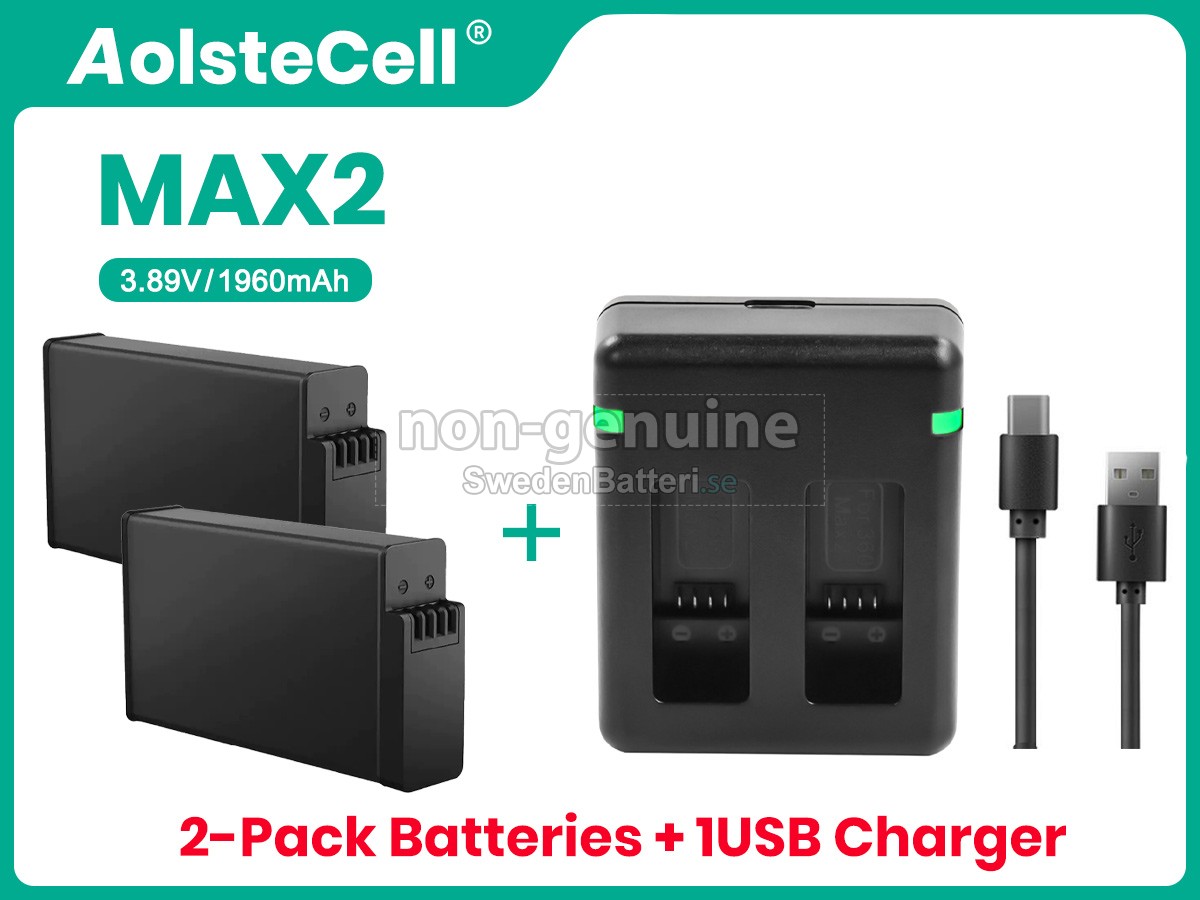 batteri till GoPro MAX2 ENDURO