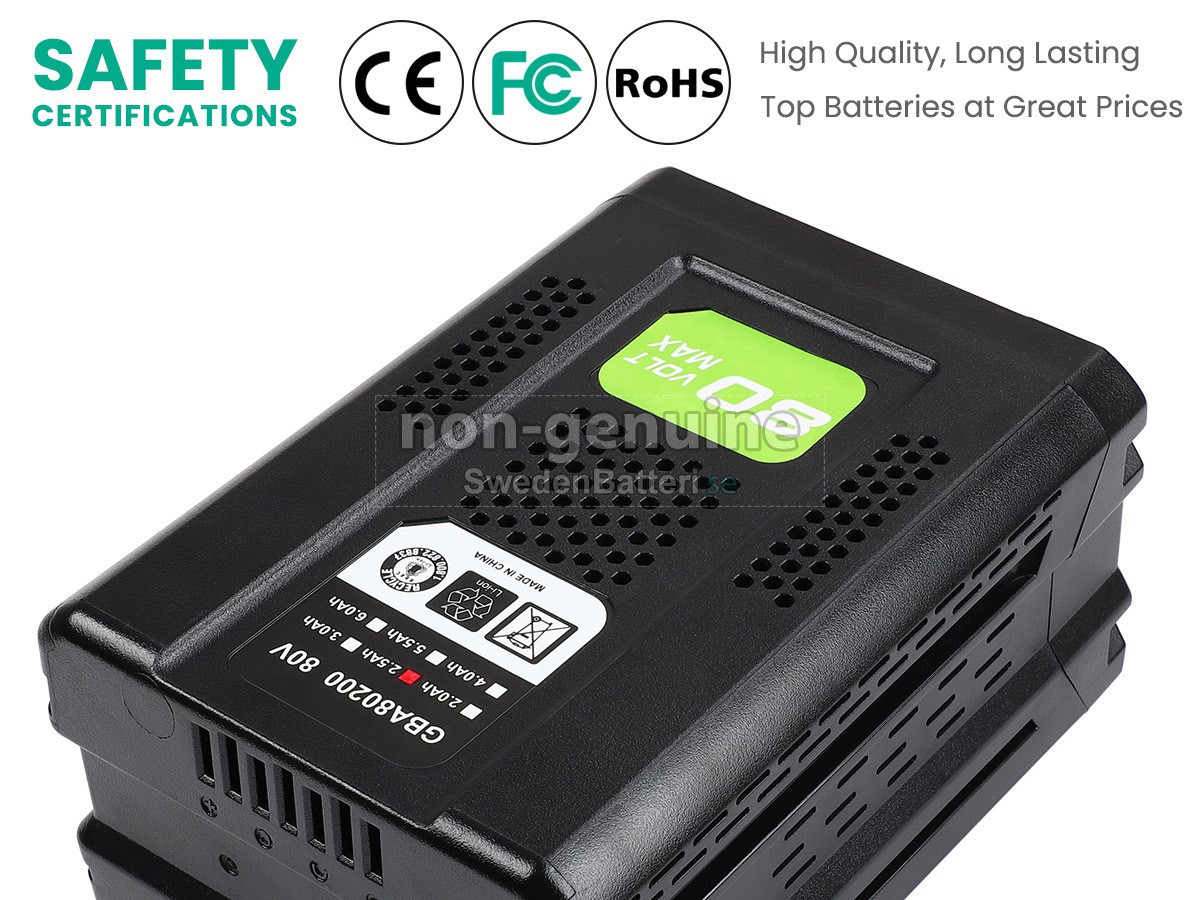 batteri till Greenworks 2506902