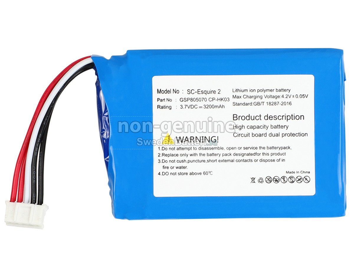 batteri till Harman Kardon ESQUIRE2