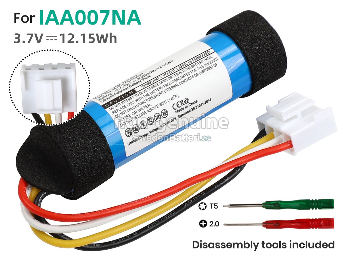 batteri till Harman Kardon HKOS6GRYSG