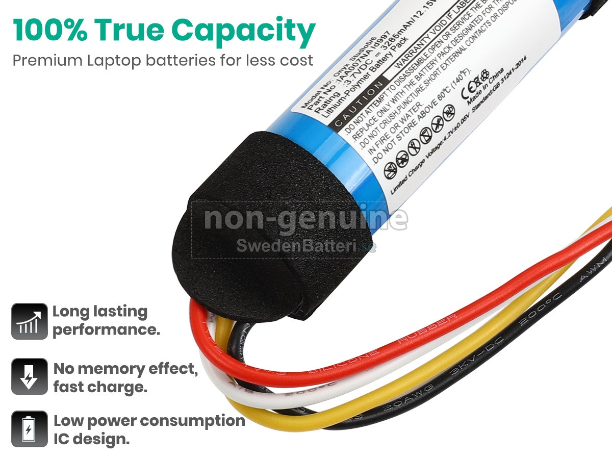 batteri till Harman Kardon HKOS6GRYSG