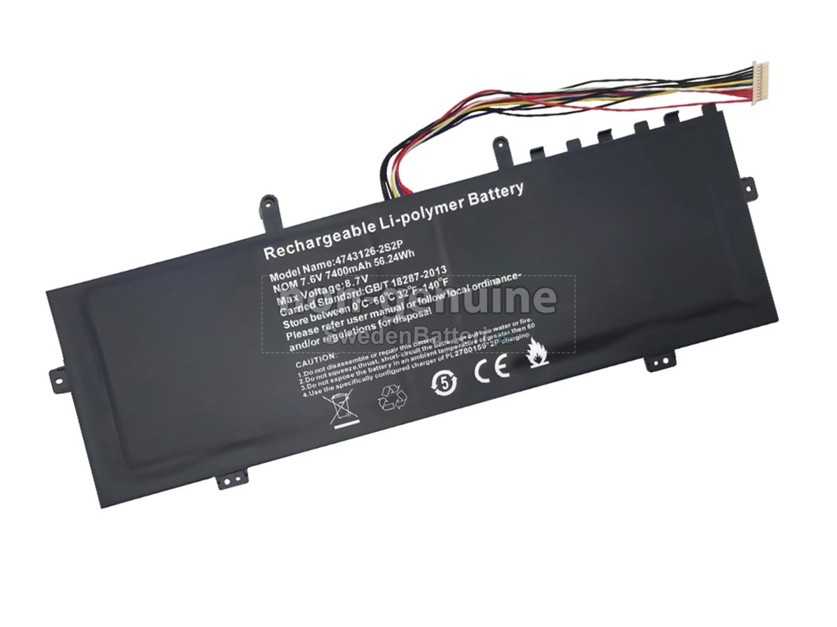 batteri till Hasee X55S1