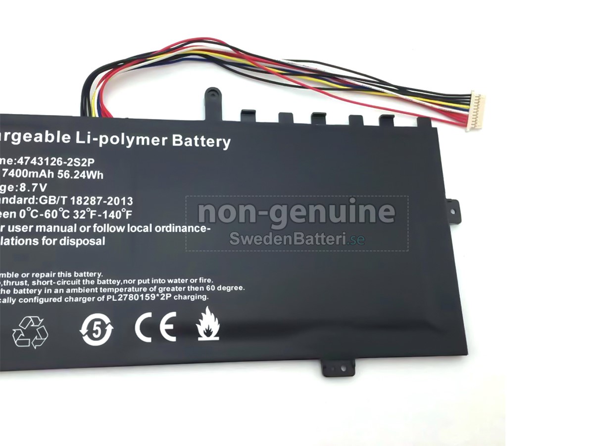 batteri till Hasee X55S1