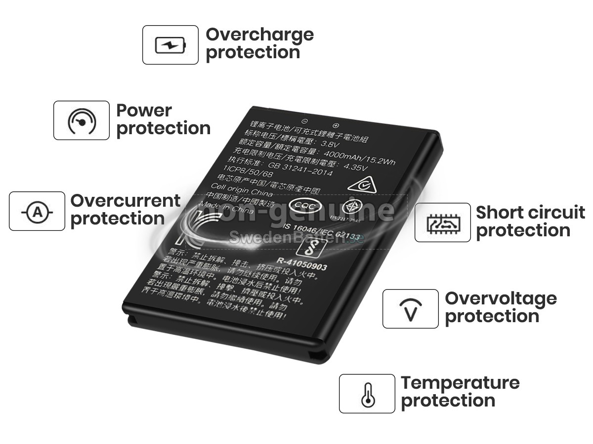 batteri till Honeywell EDA50HC