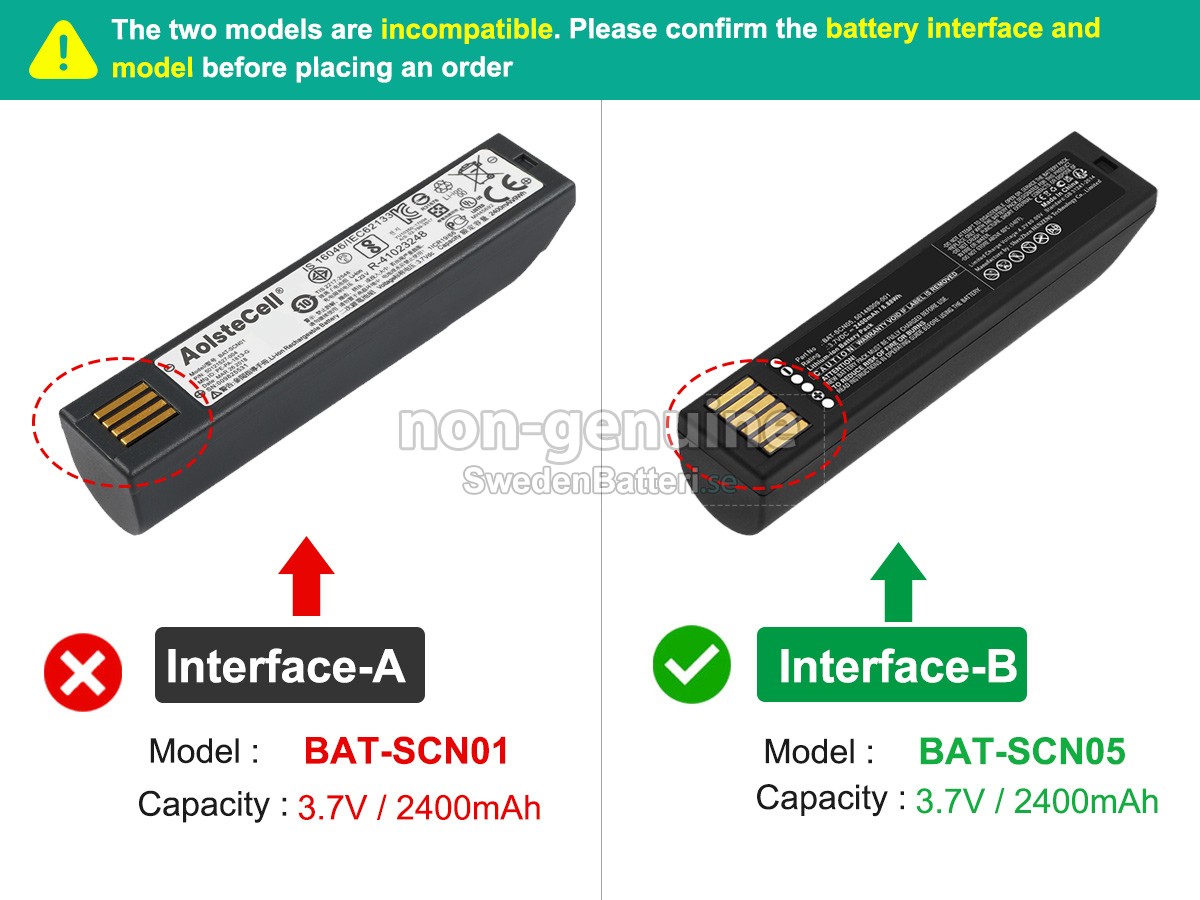batteri till Honeywell 1202G